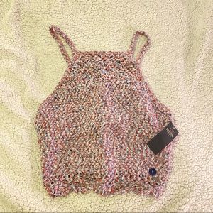 Crochet halter top